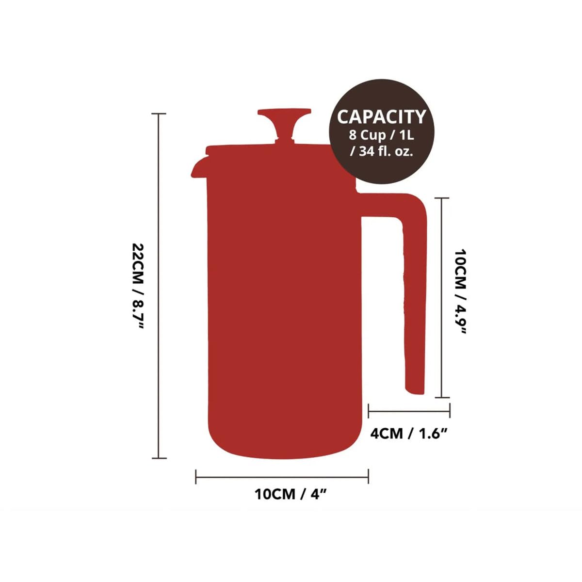 Stainless Steel Cafetière C36487