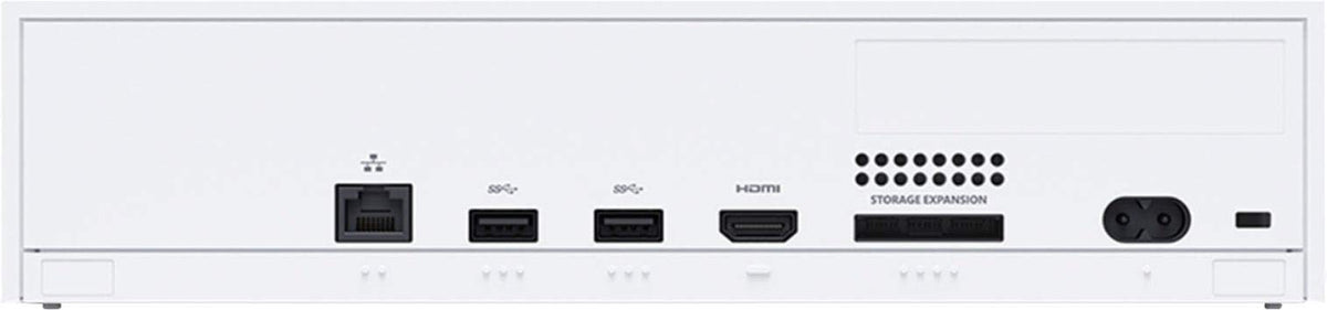 White 512GB SSD All-Digital Gaming Console with Wireless Controller P9180