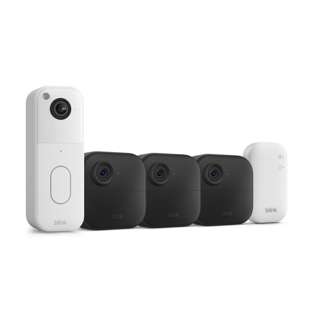 Wireless Smart Security Camera System with Video Doorbell B37777