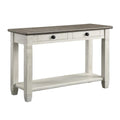 2-Tone Wood Console Table with 2 Drawers Z74216