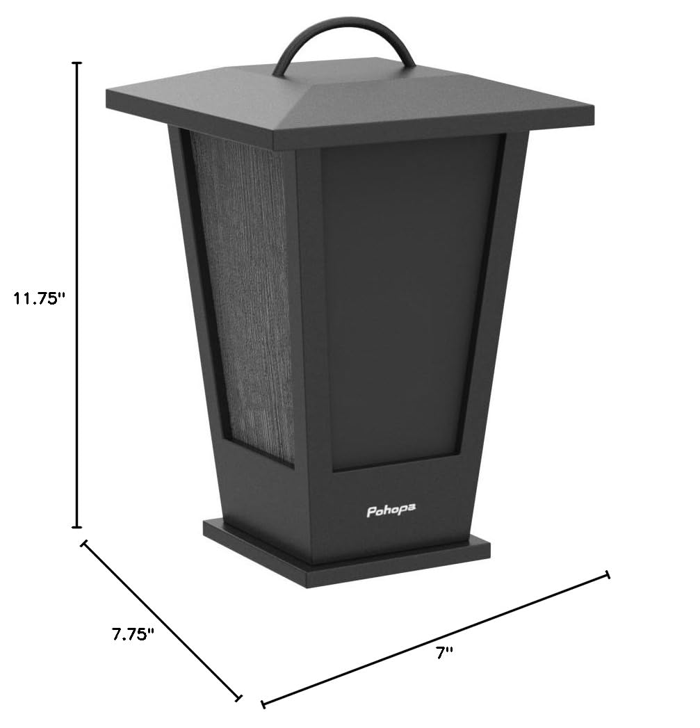 Pinao Black Waterproof Bluetooth Speakers 2 Packs 20W with LED Lights M850348