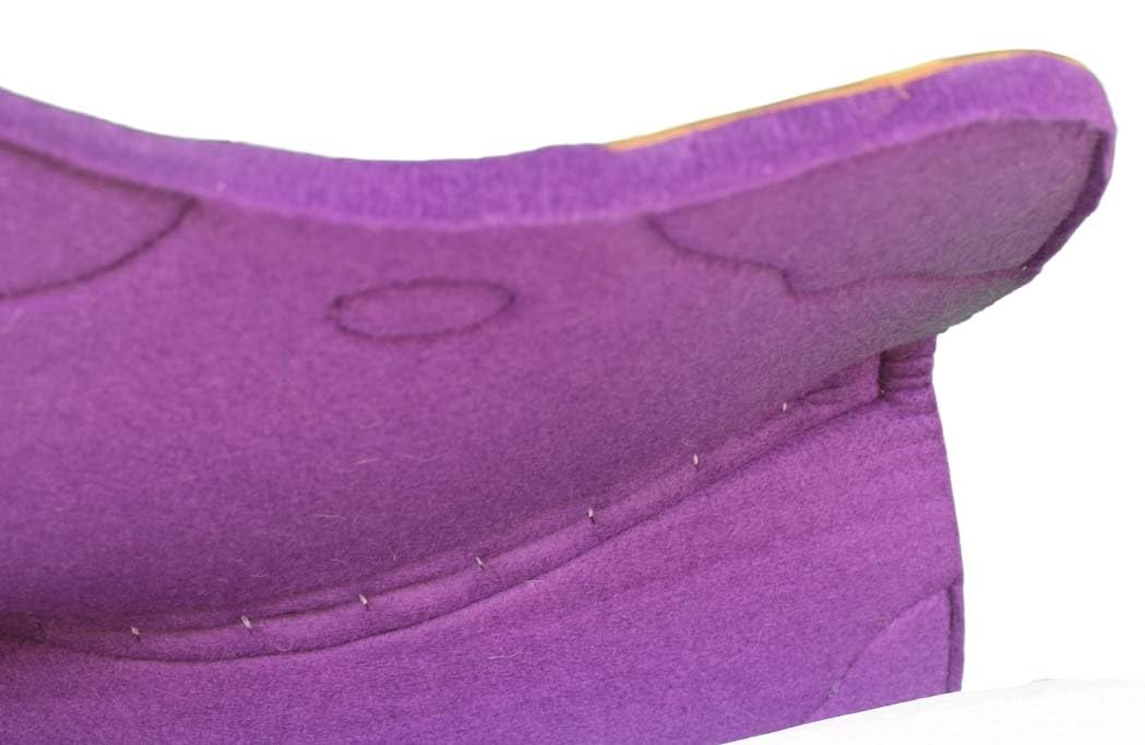32" x 32" Western Contoured Wool Felt Saddle Pad J897