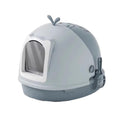 Covered Top Entry Cat Litter Box with Scoop U68226