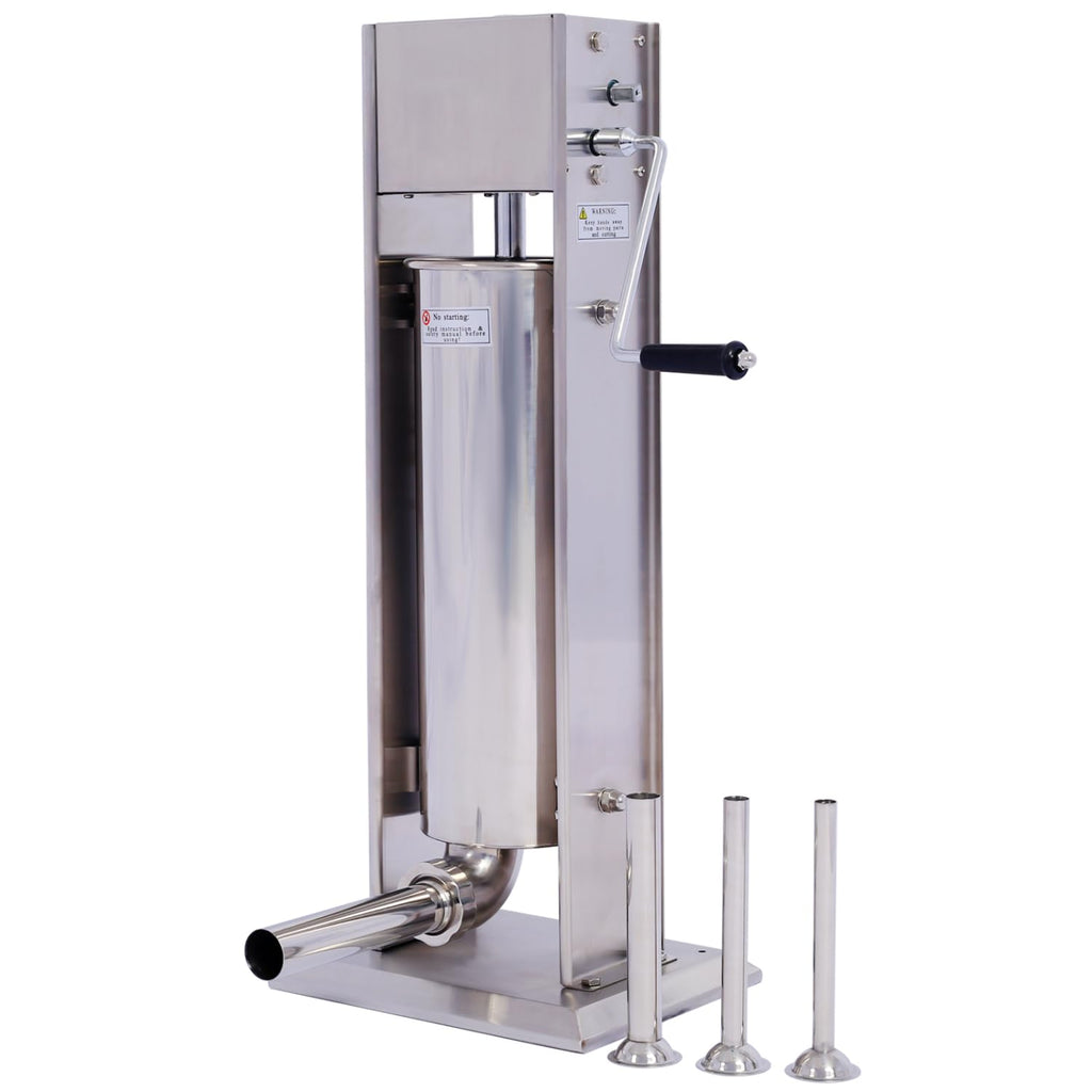 Stainless Steel Vertical Sausage Stuffer 15Lb I3919