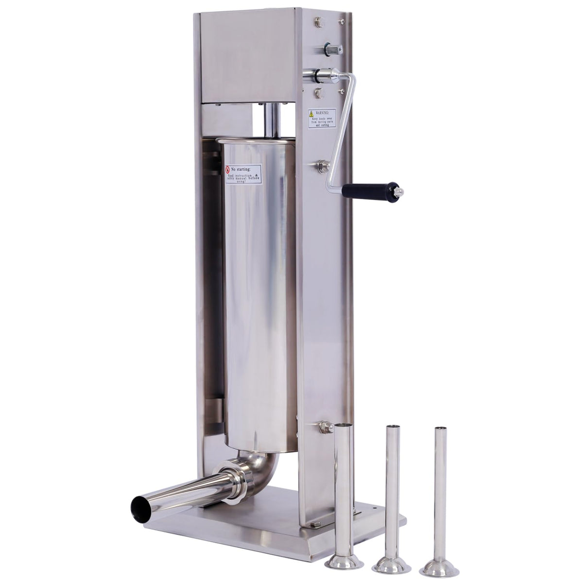 Stainless Steel Vertical Sausage Stuffer 15Lb I3919