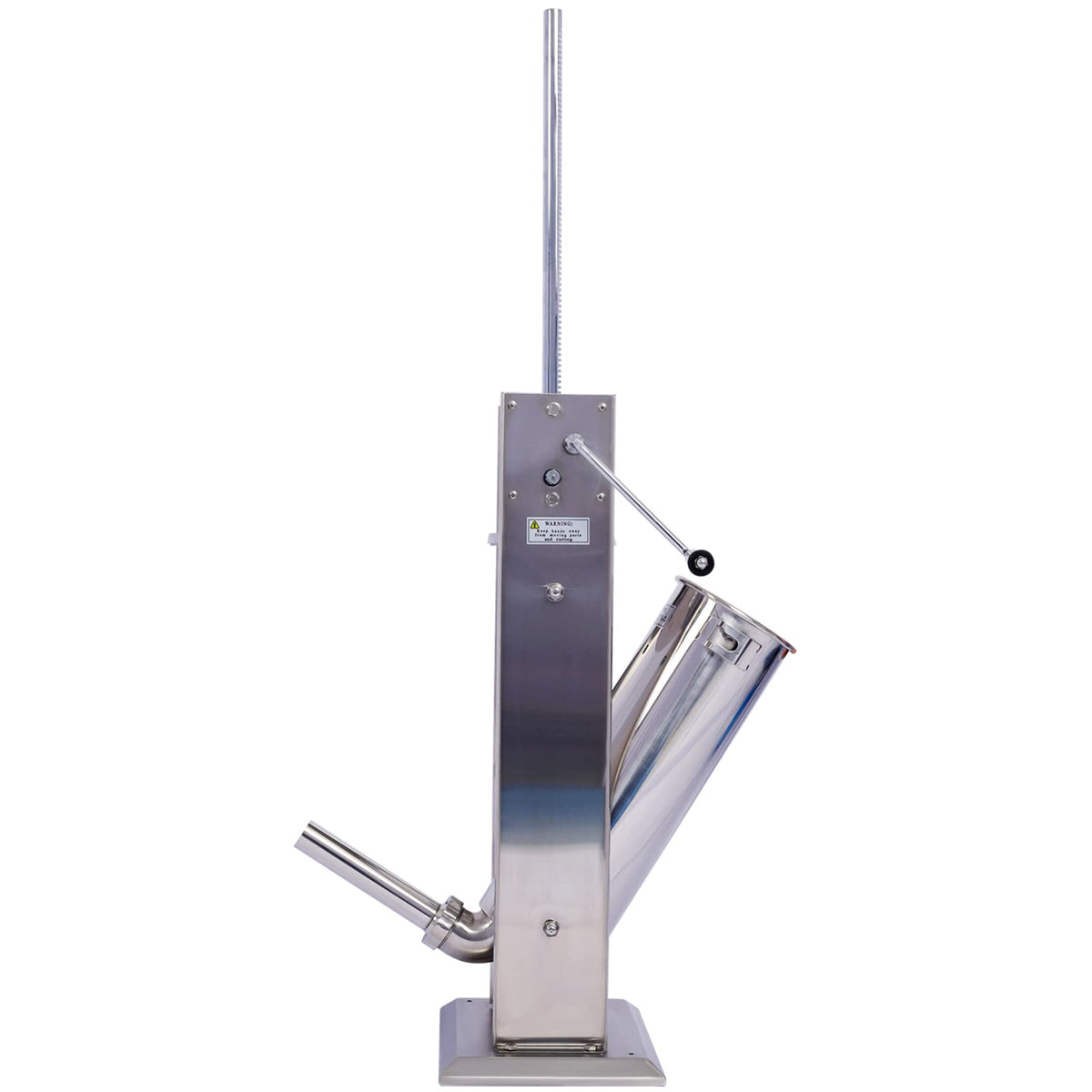 Stainless Steel 15LB Sausage Stuffer with 4 Stuffing Tubes Q9644