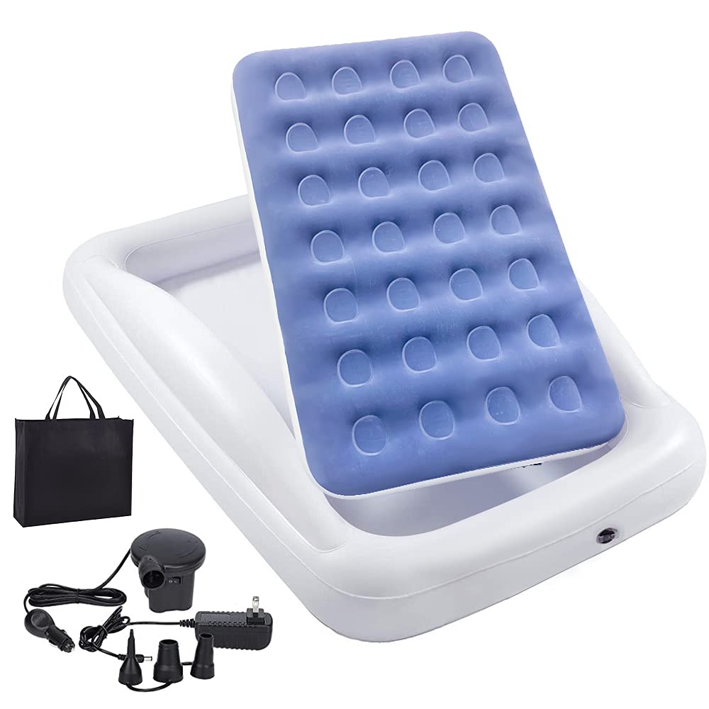 Inflatable Kids Travel Bed Toddler Air Mattress Set G186