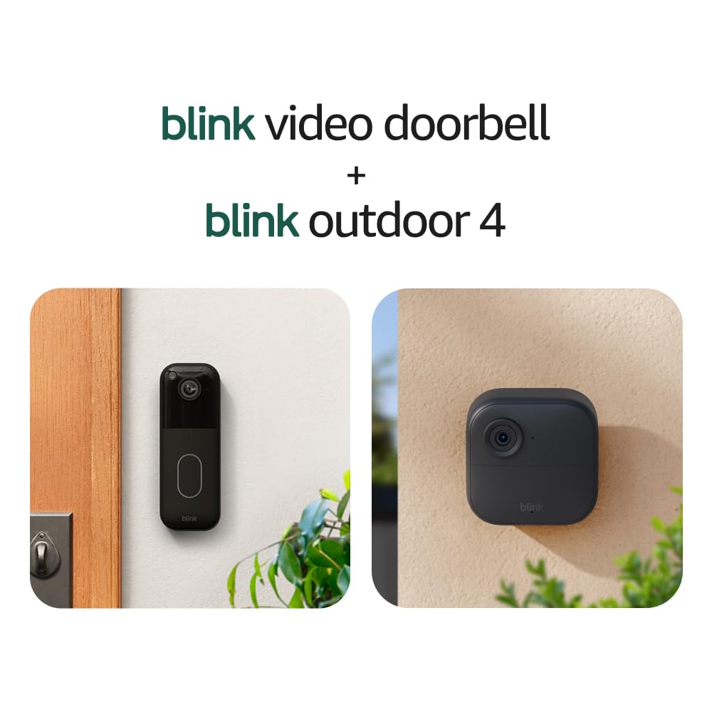 Wireless Smart Security Camera System with Video Doorbell B37777