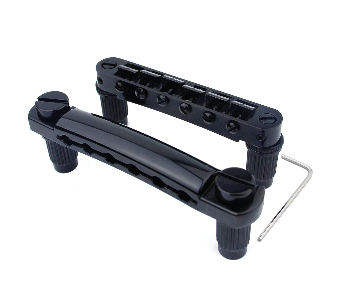 Tune-O-Matic Bridge and Stop Bar Tailpiece Combo Black K27777