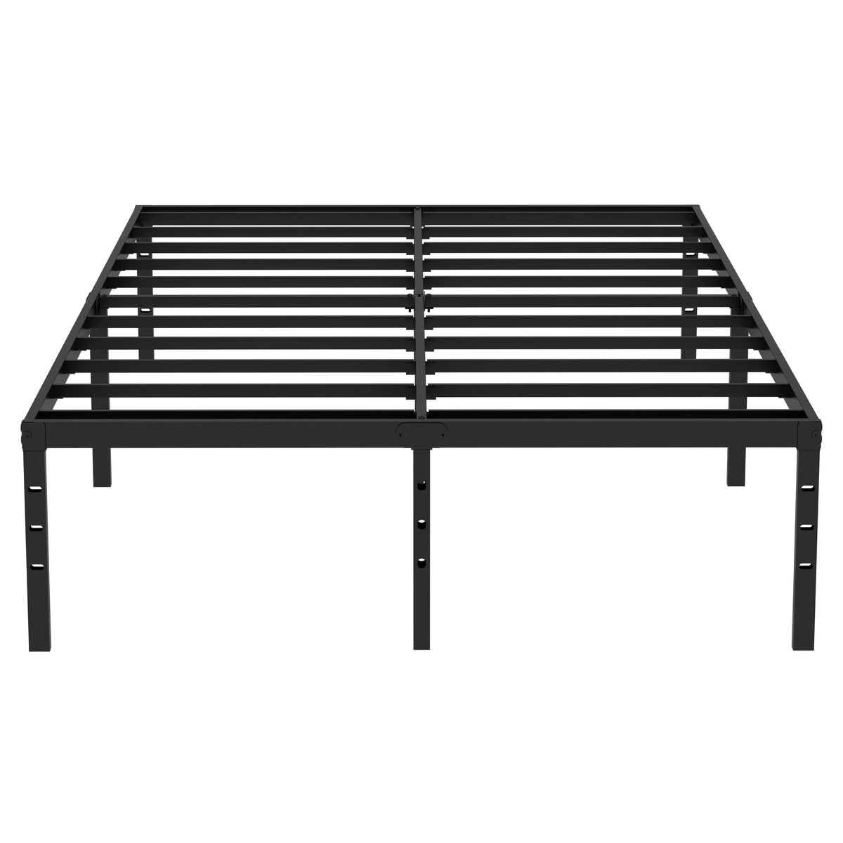 Queen Size Black Metal Platform Bed Frame U9319