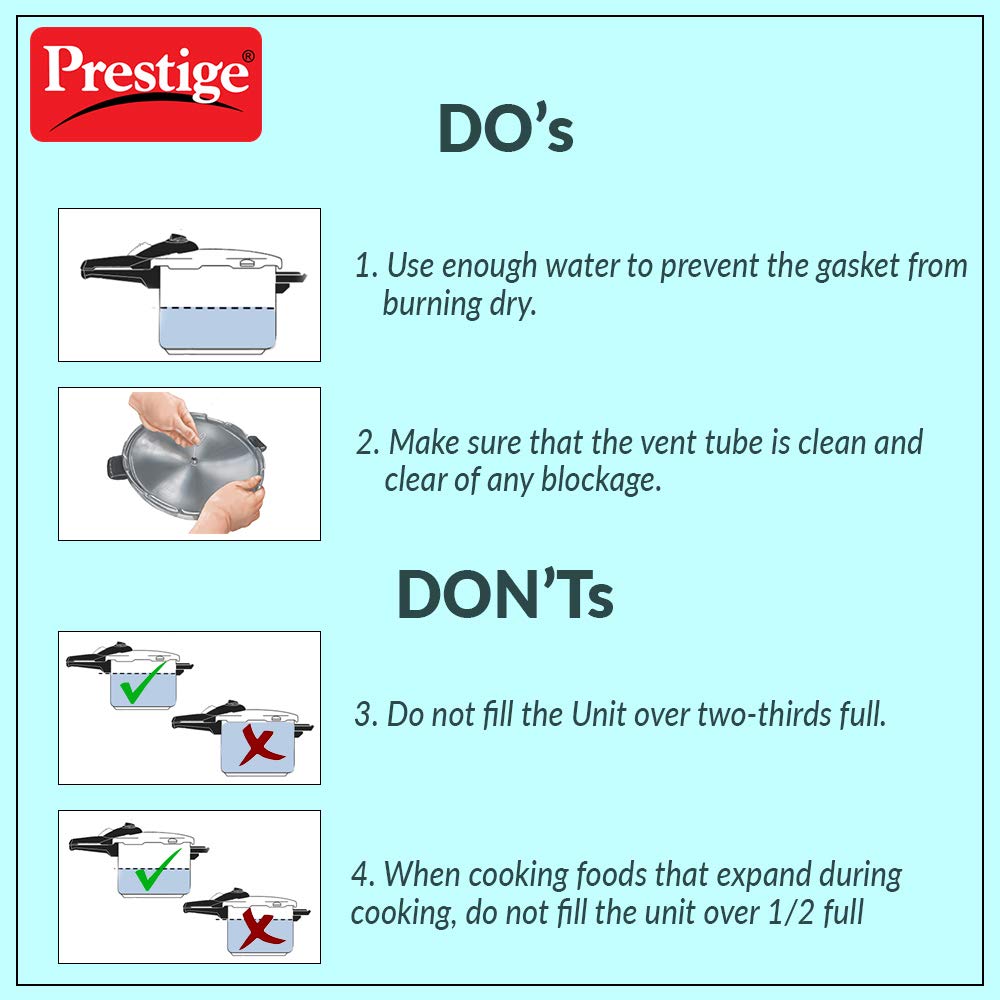 Stainless Steel Pressure Cooker, 2 Liters M661505