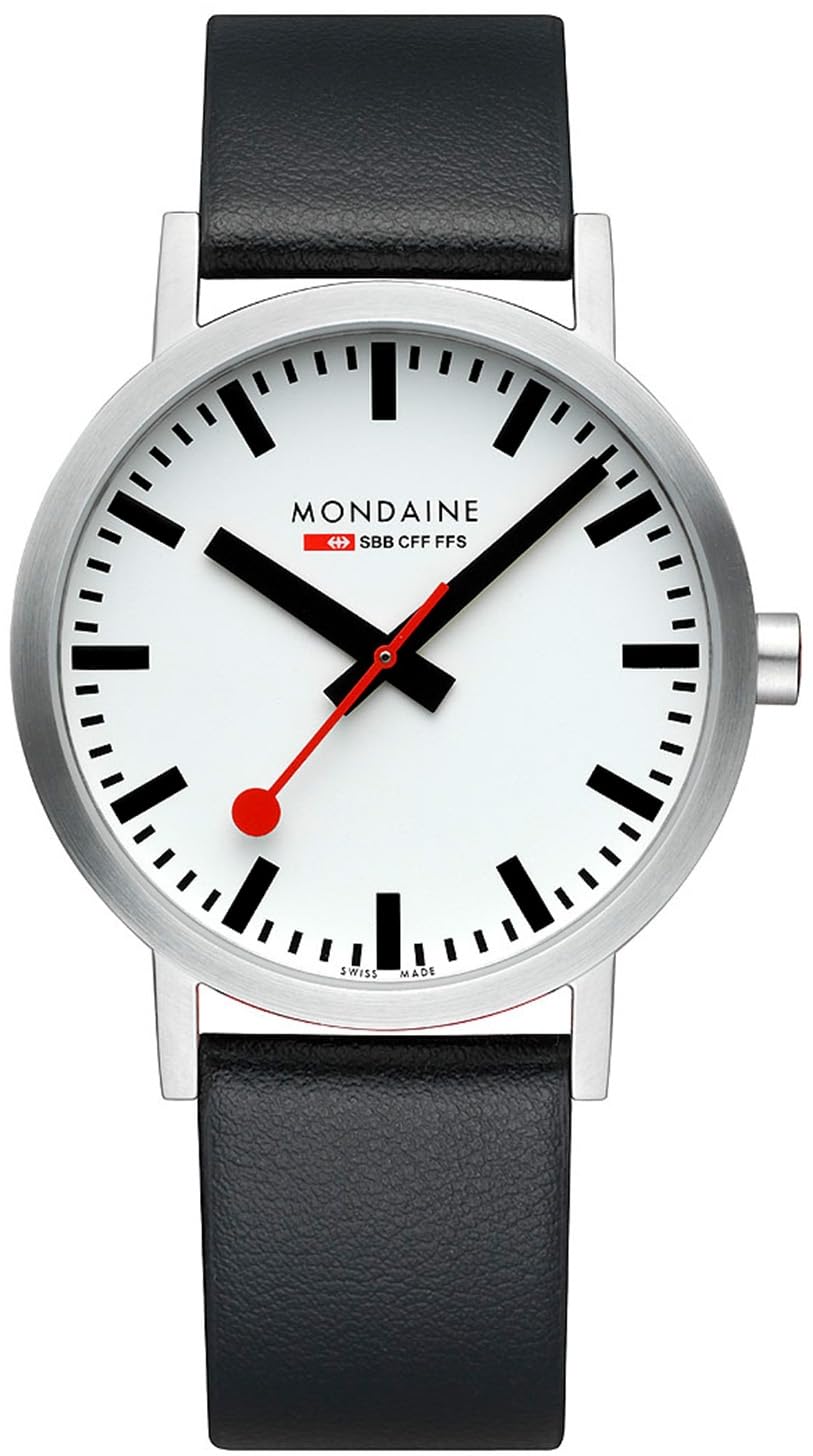 Vegan Grape Black Leather White Dial Watch R962515