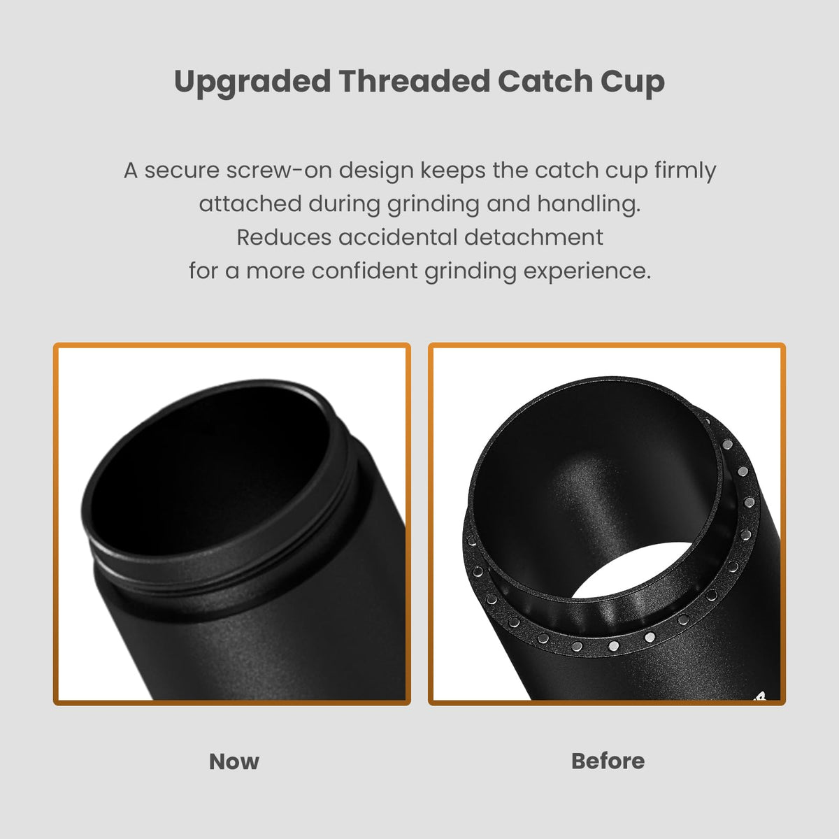 Manual Coffee Grinder with Titanium Coated Conical Burr N3291