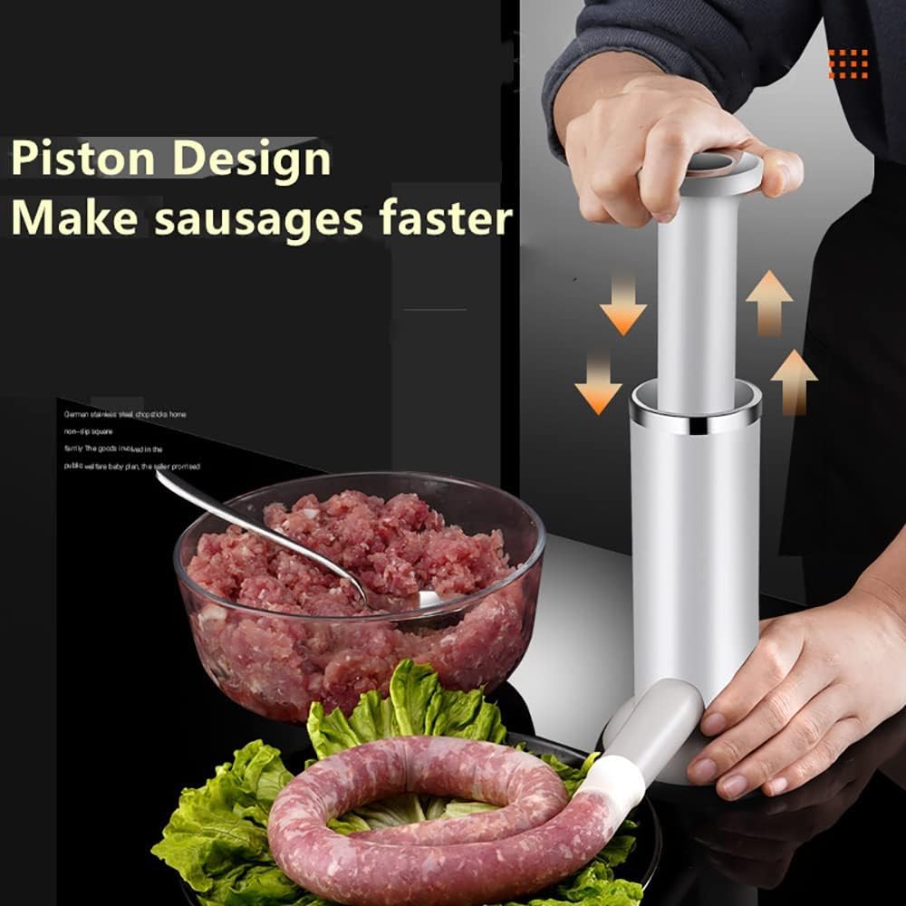 2 in 1 Vertical Sausage Stuffer with 2 Tubes L882