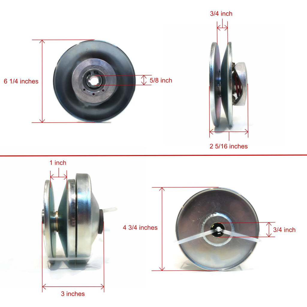 Go Kart Clutch Set 3/4" 10T 40/41 420 and 12T 35 Chain M624