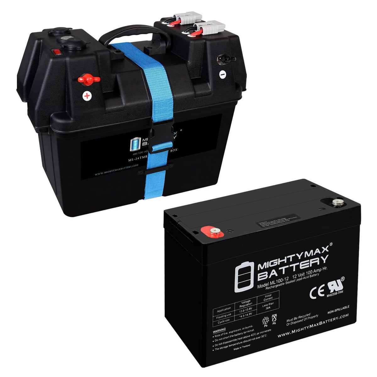 12V 100Ah SLA Battery with Smart Box J91908