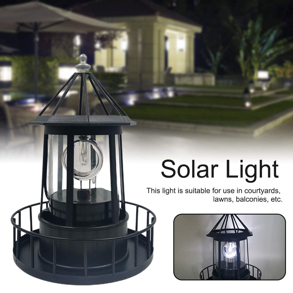 Solar Powered LED Lighthouse F4339