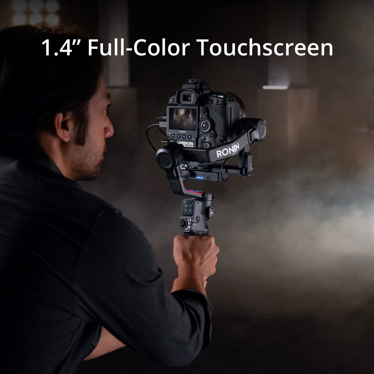 3-Axis Gimbal Stabilizer for DSLR and Mirrorless Cameras, Carbon Fiber, Black F6360