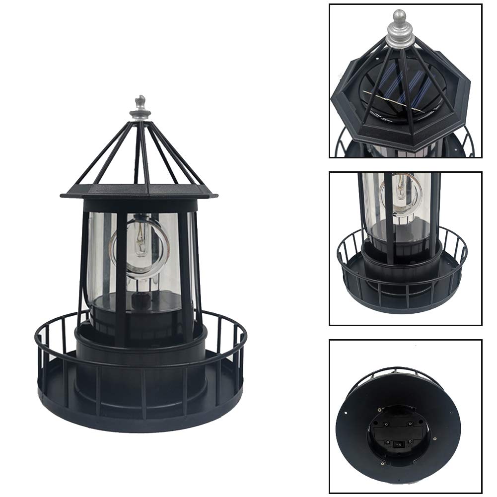 Solar Powered LED Lighthouse F4339
