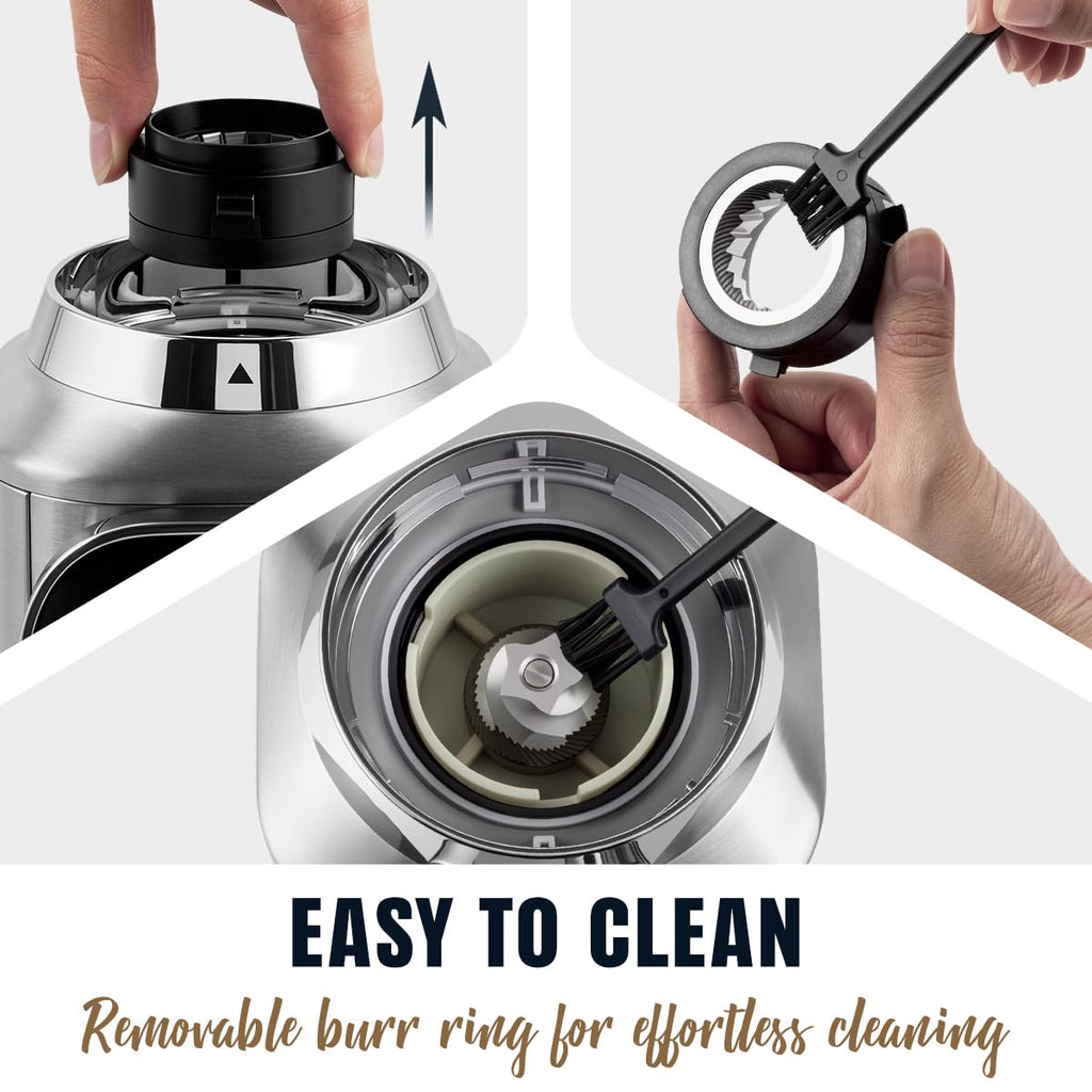 Electric Burr Coffee Grinder 48 Grind Settings E7603