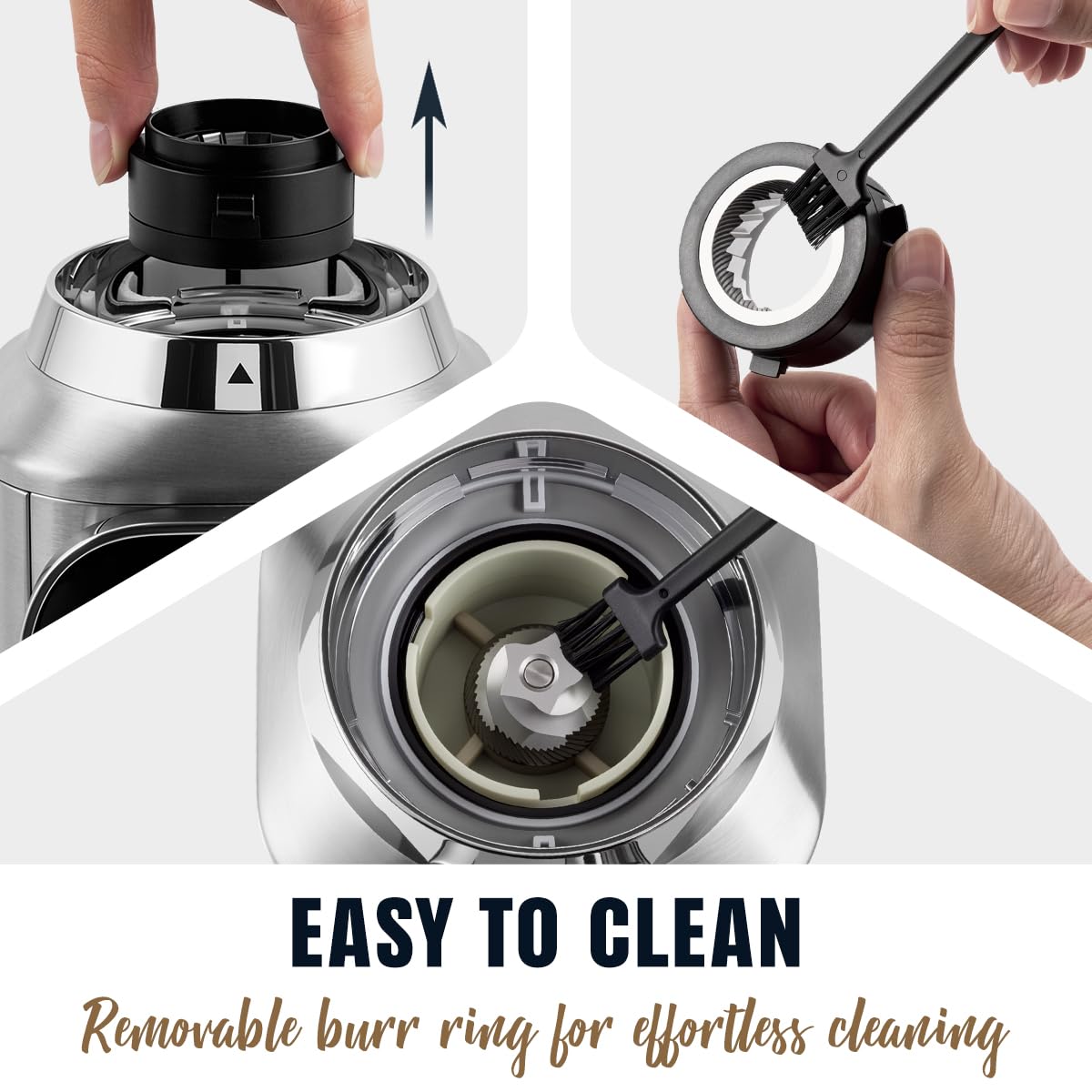 Electric Burr Coffee Grinder 48 Grind Settings E7603