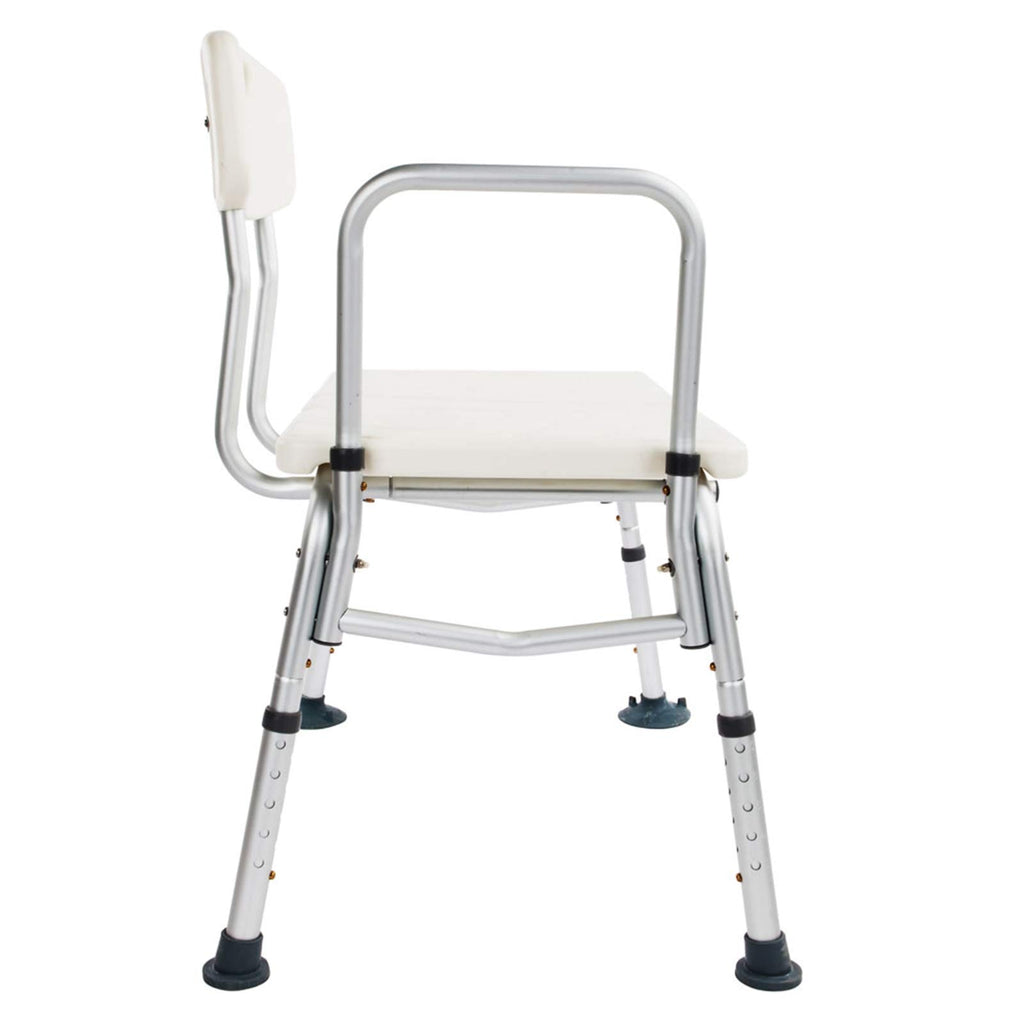 Shower Chair Bath Seat with Padded Armrests and Back Q6769