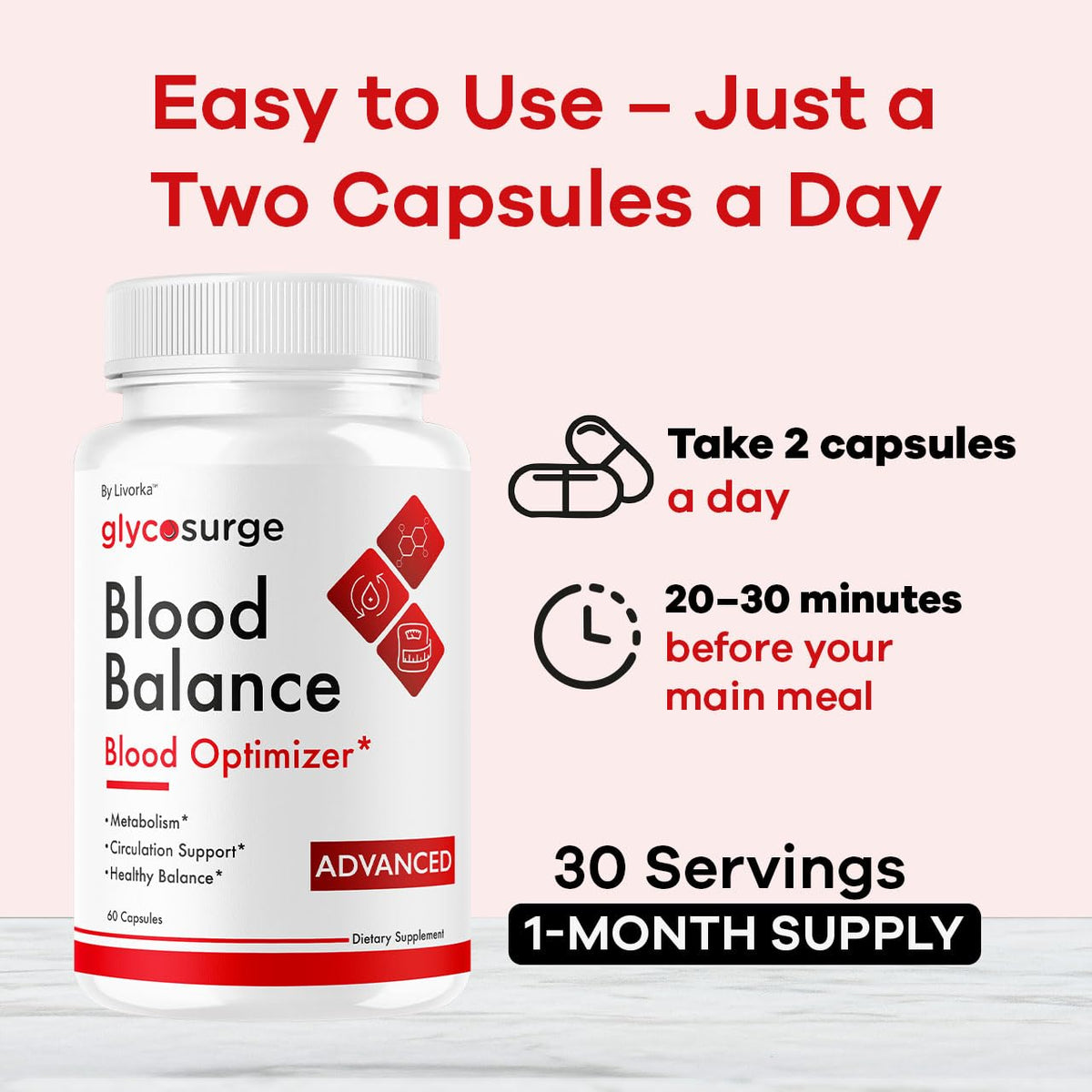60 Capsules Multivitamin Support L3511