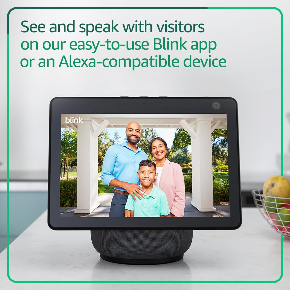 Wireless Smart Security Camera System with Video Doorbell B37777