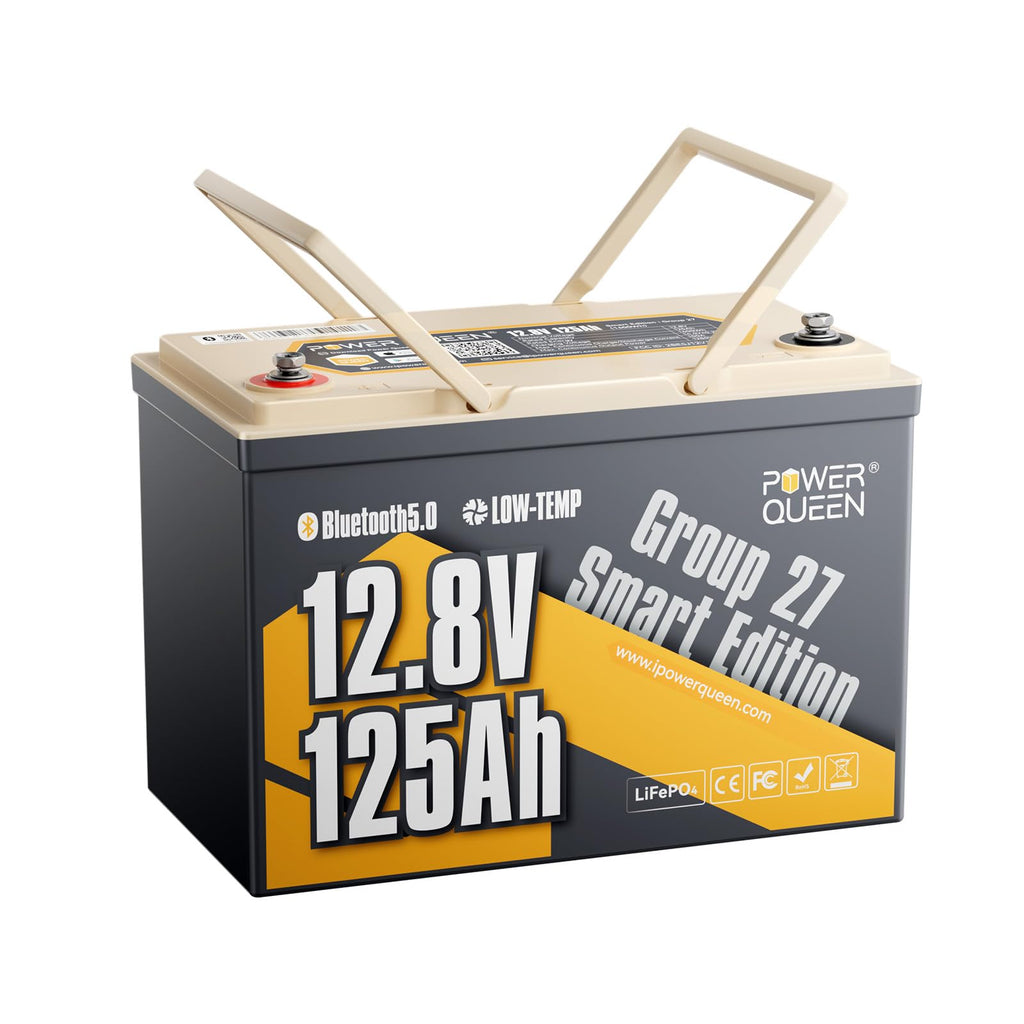 12V 125Ah LiFePO4 Lithium Battery Group 27 H485632