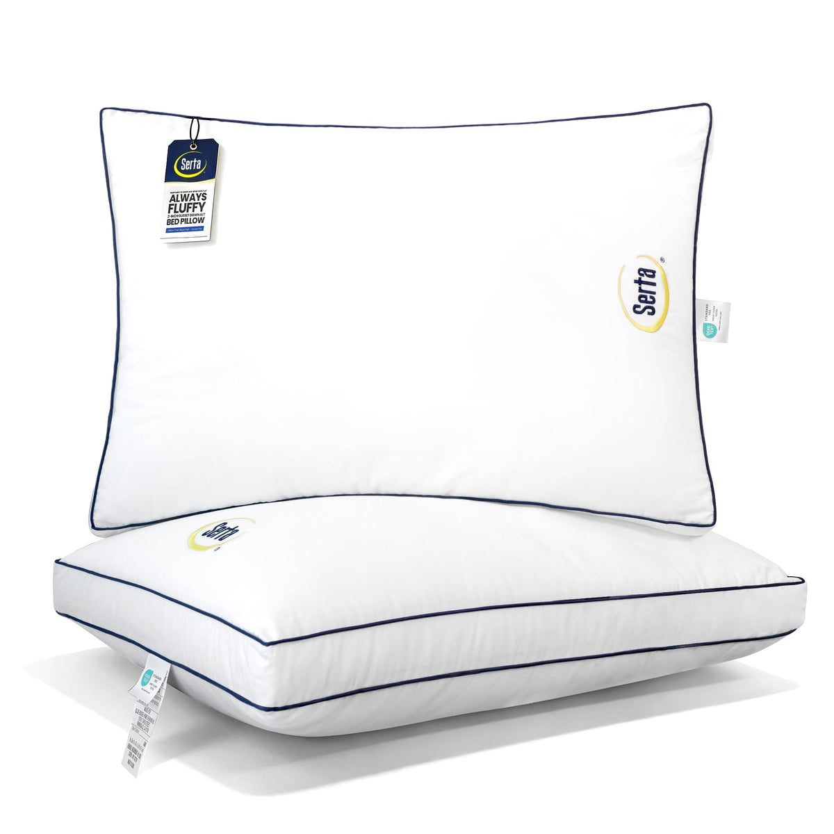 Queen Size Set of 2 Bed Pillows Z3404