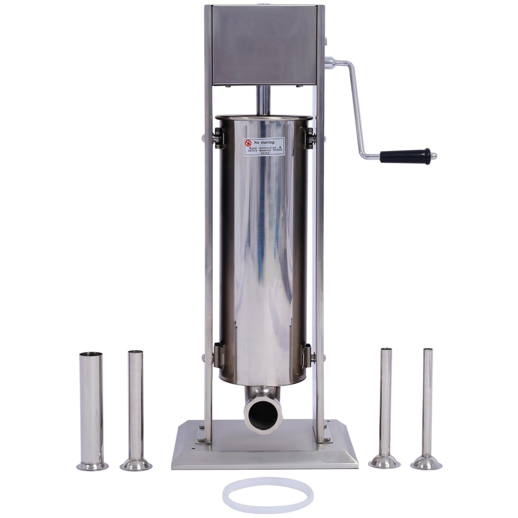 Stainless Steel Vertical Sausage Stuffer 15Lb I3919