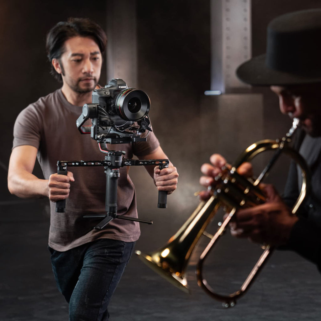 3-Axis Gimbal Stabilizer for DSLR and Mirrorless Cameras, Carbon Fiber, Black F6360