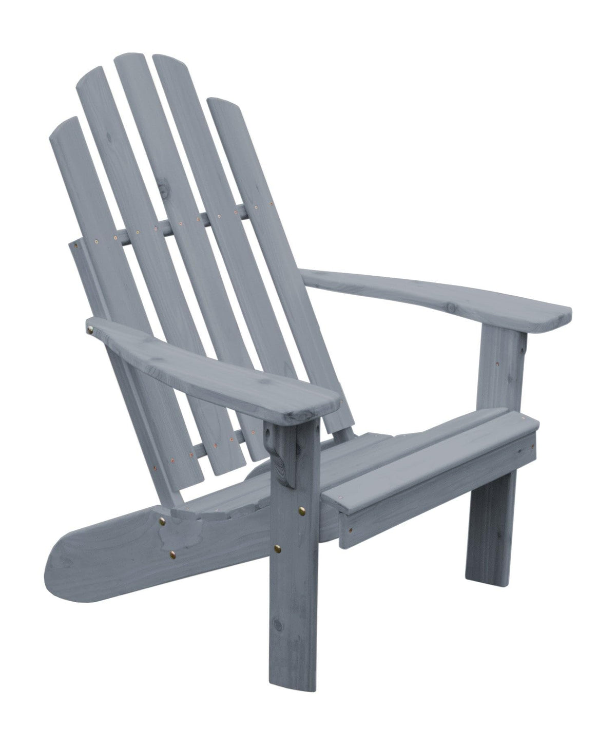 Gray Stained Cedar Wood Adirondack Chair I6280