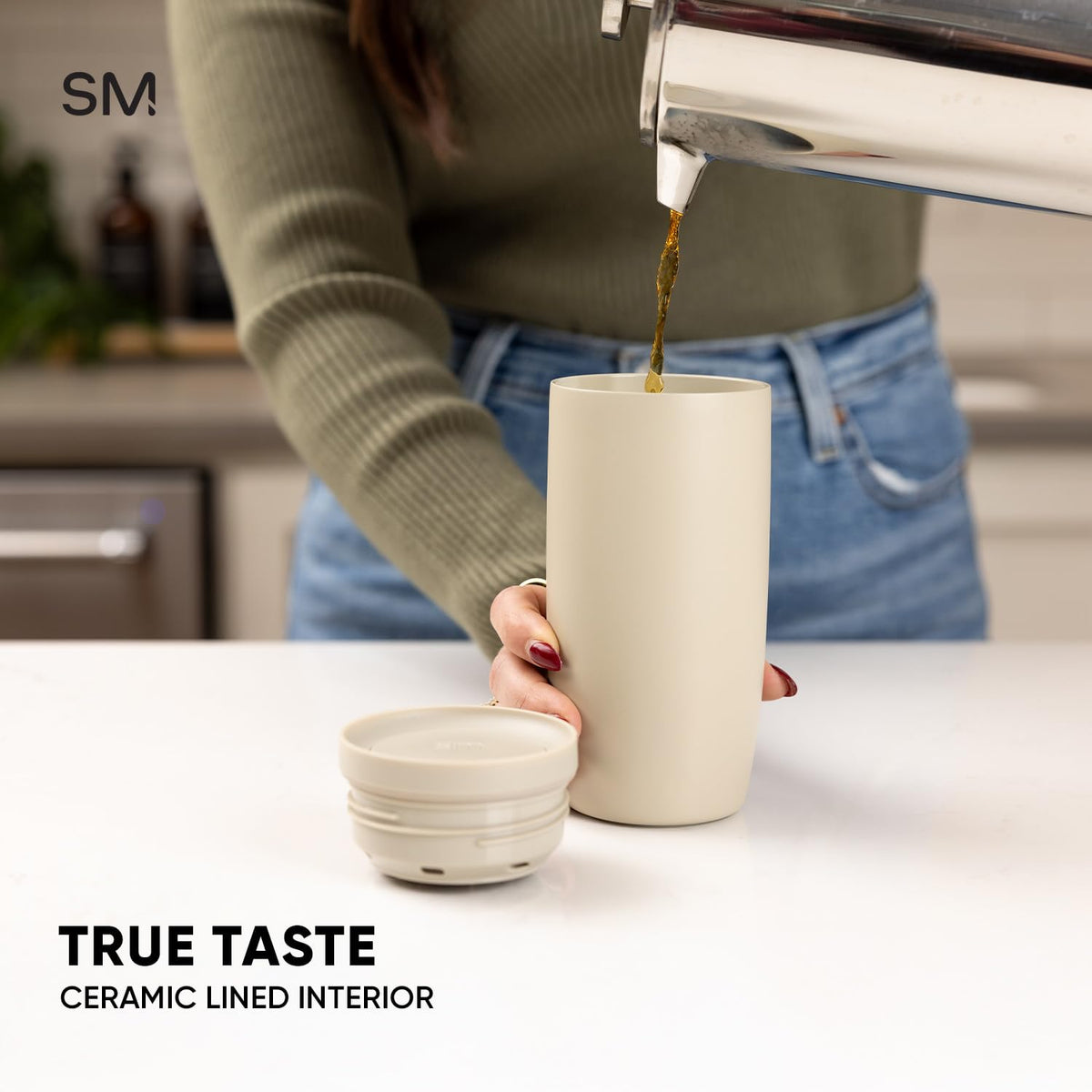 Insulated Travel Coffee Mug 12oz Green P29981