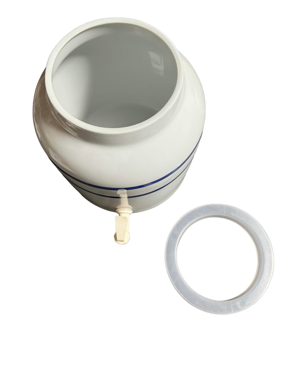 Blue Porcelain Ceramic Countertop Water Dispenser W682