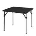 34 inch Black Portable Folding Dining Table E519487