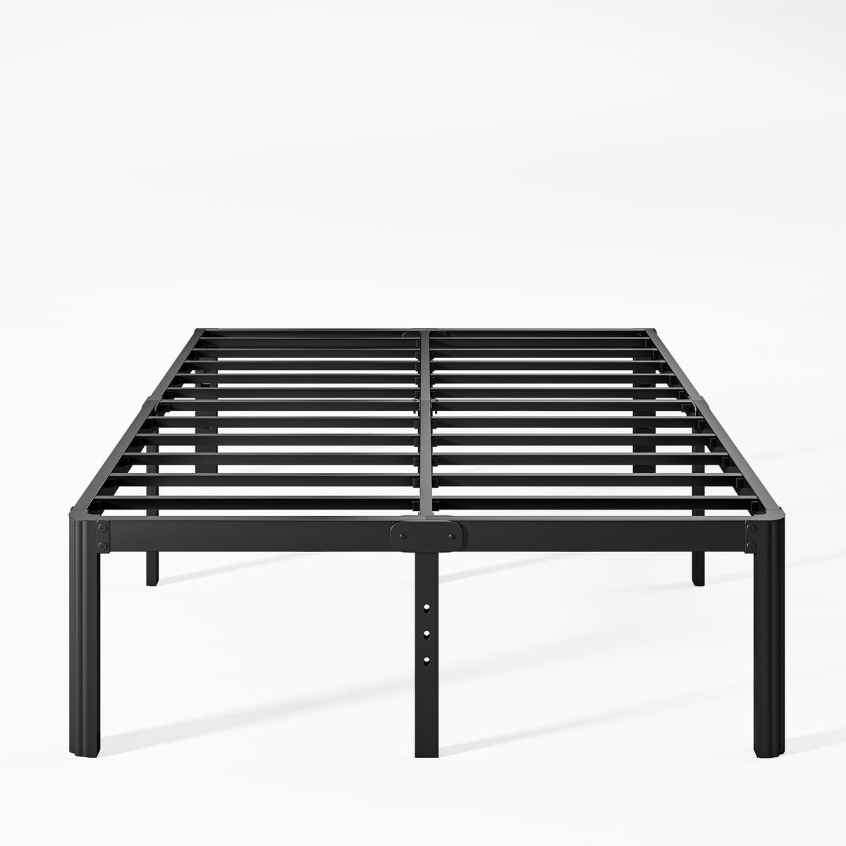 18 Inch High Queen Size Metal Platform Bed Frame Black C823104