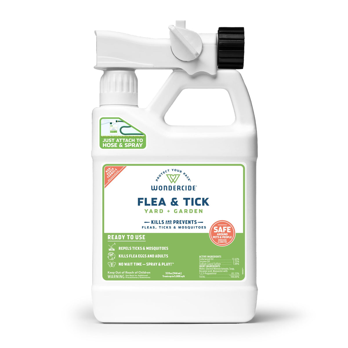 Flea & Tick Yard Spray with Natural Essential Oils 32 oz K153686