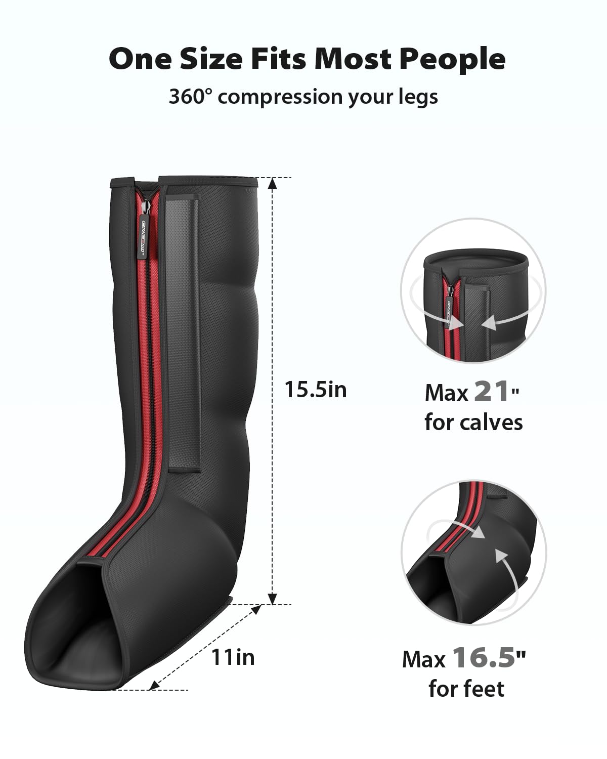 Leg Massager with Heat and Compression V424512