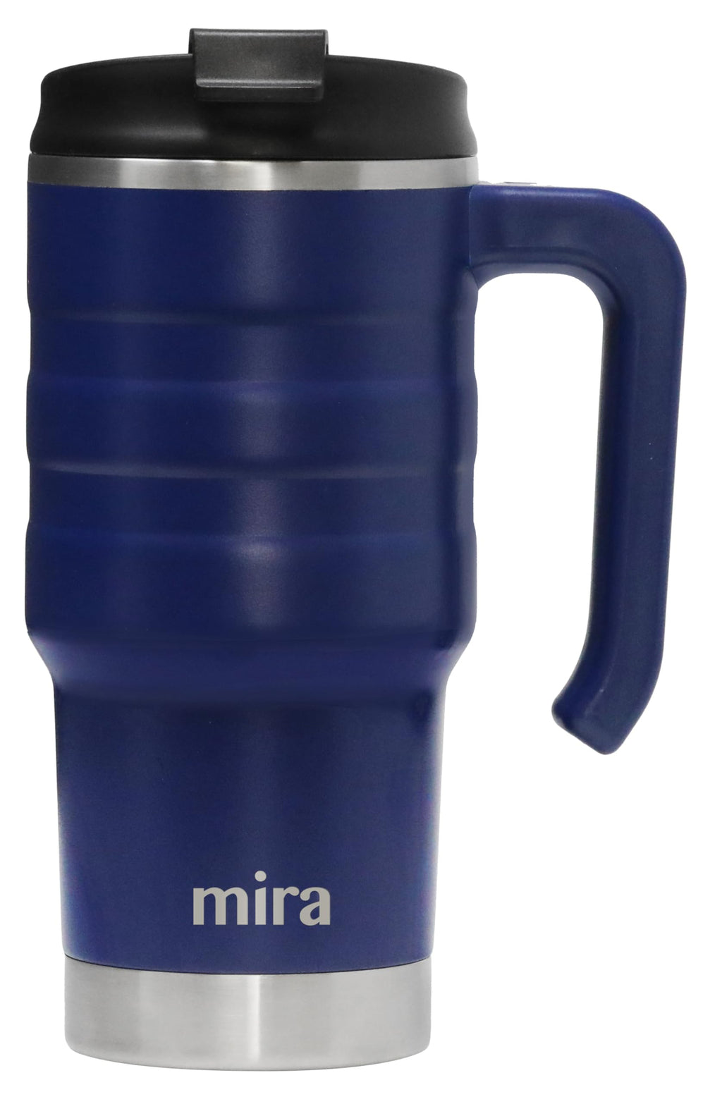 20 oz Insulated Stainless Steel Travel Mug with Flip Lid & Handle Z30991