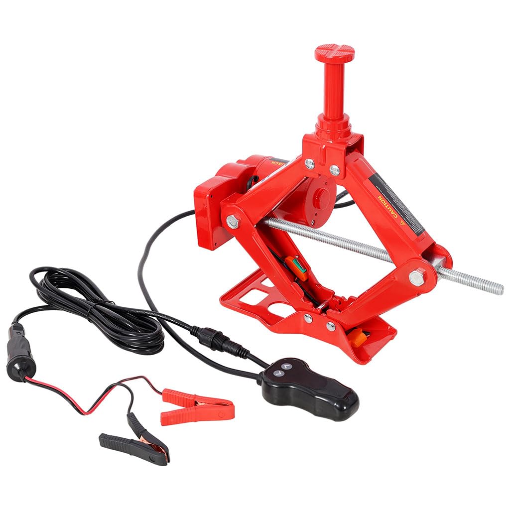 12V 3 Ton Electric Car Jack with Lug Wrench and Carrying Case L316247