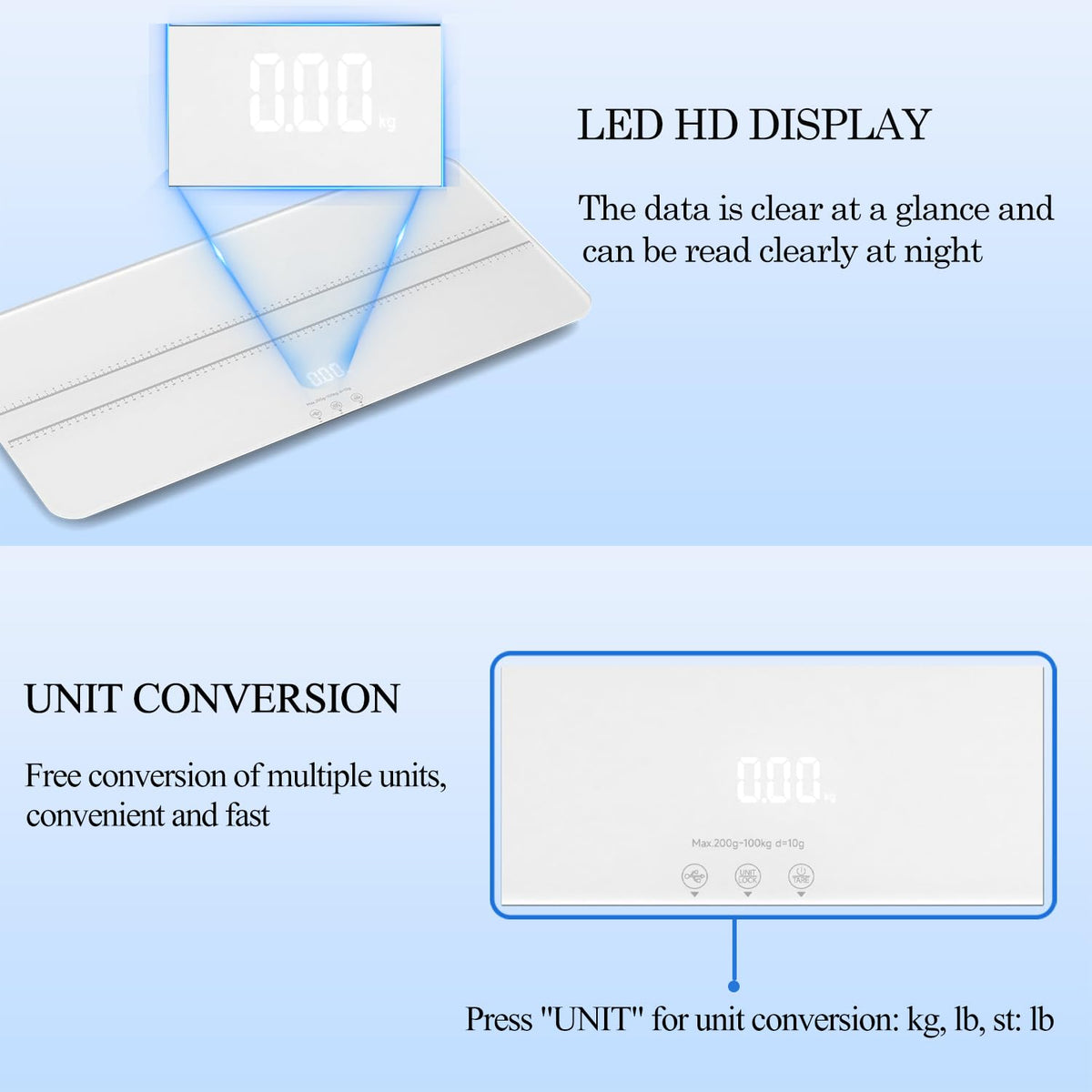 Digital Pet Scale, Baby Scale White X77653