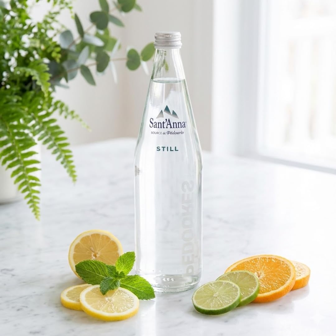 Natural Mineral Water Still Glass Bottles 12 Pack B365