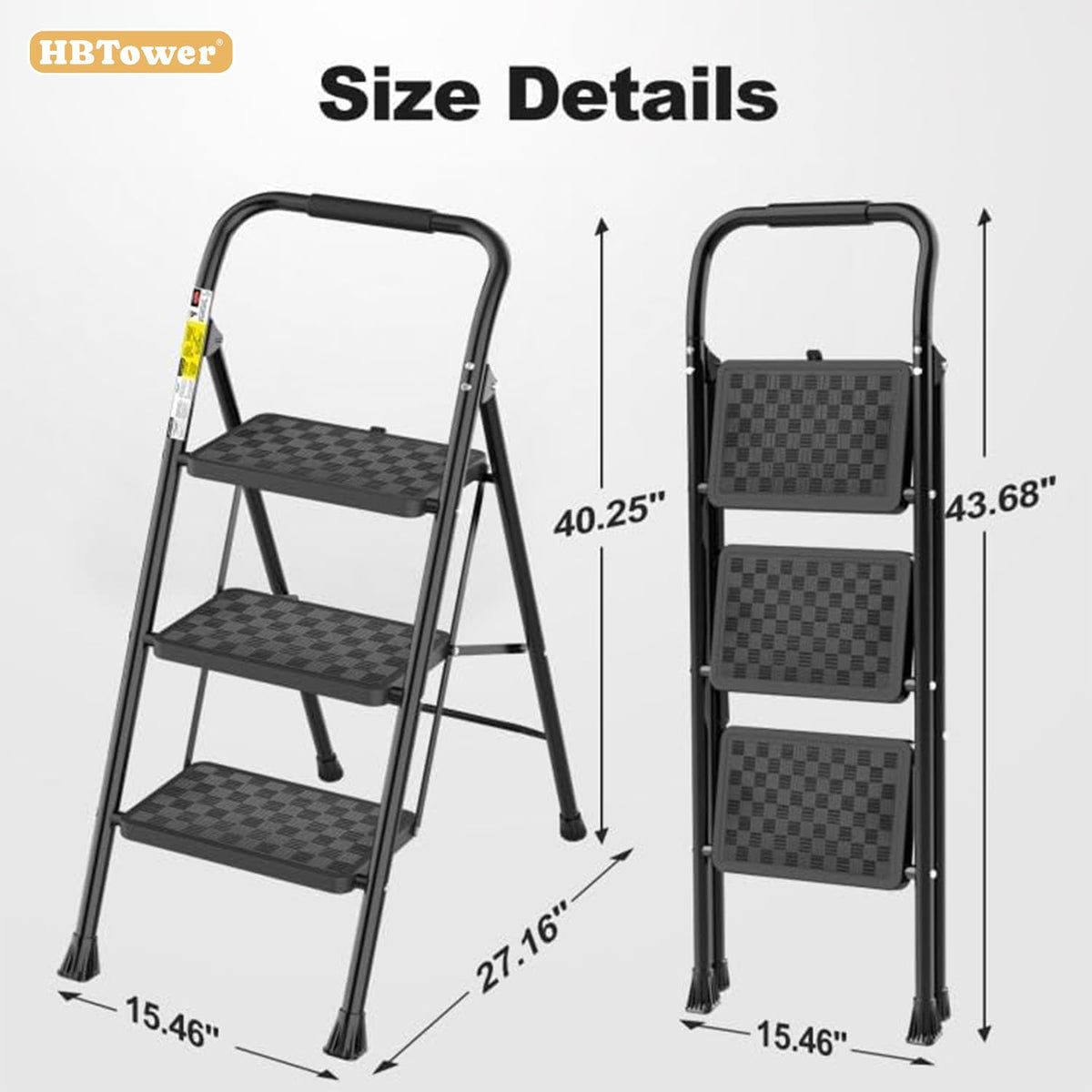 3 Step Foldable Step Stool Z210