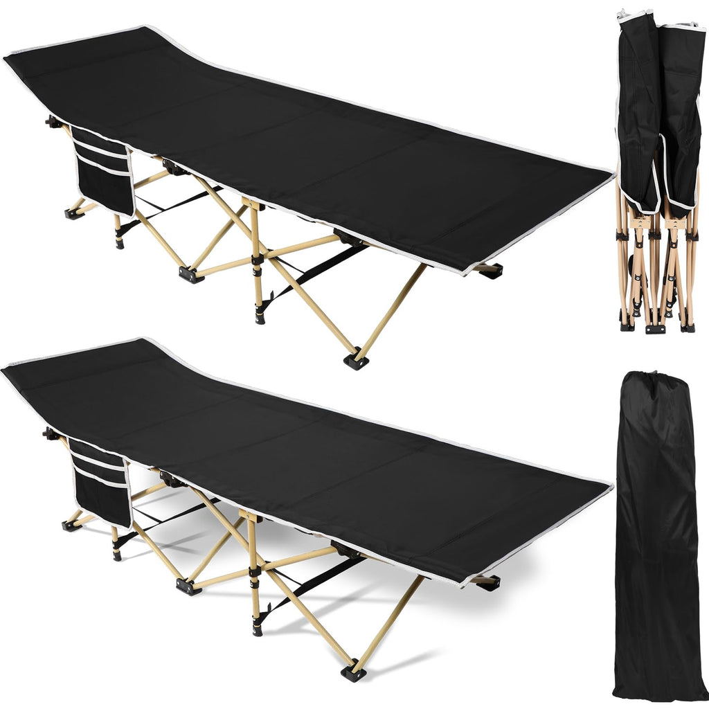 2 Pack Camping Cot with Carry Bag K545