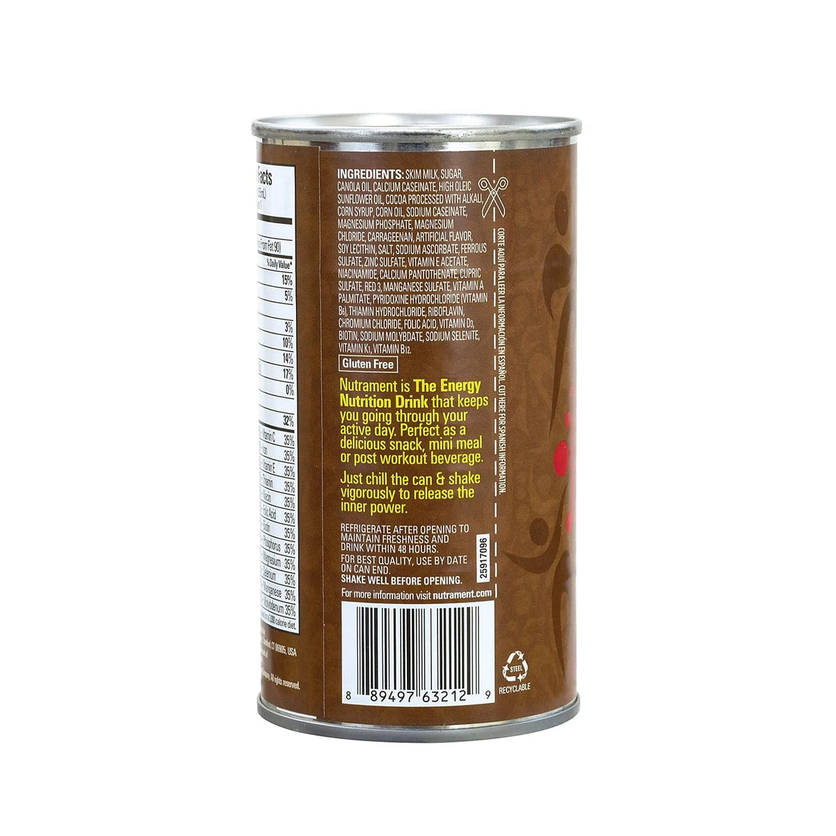 12 Oz Chocolate Energy Nutrition Drink Pack Of 12 T285011