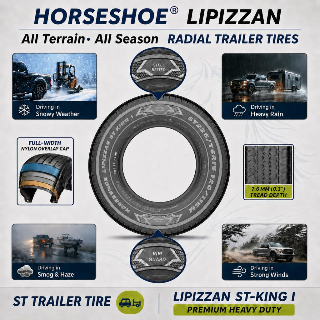 ST205/75R15 10-Ply Trailer Tires E265179