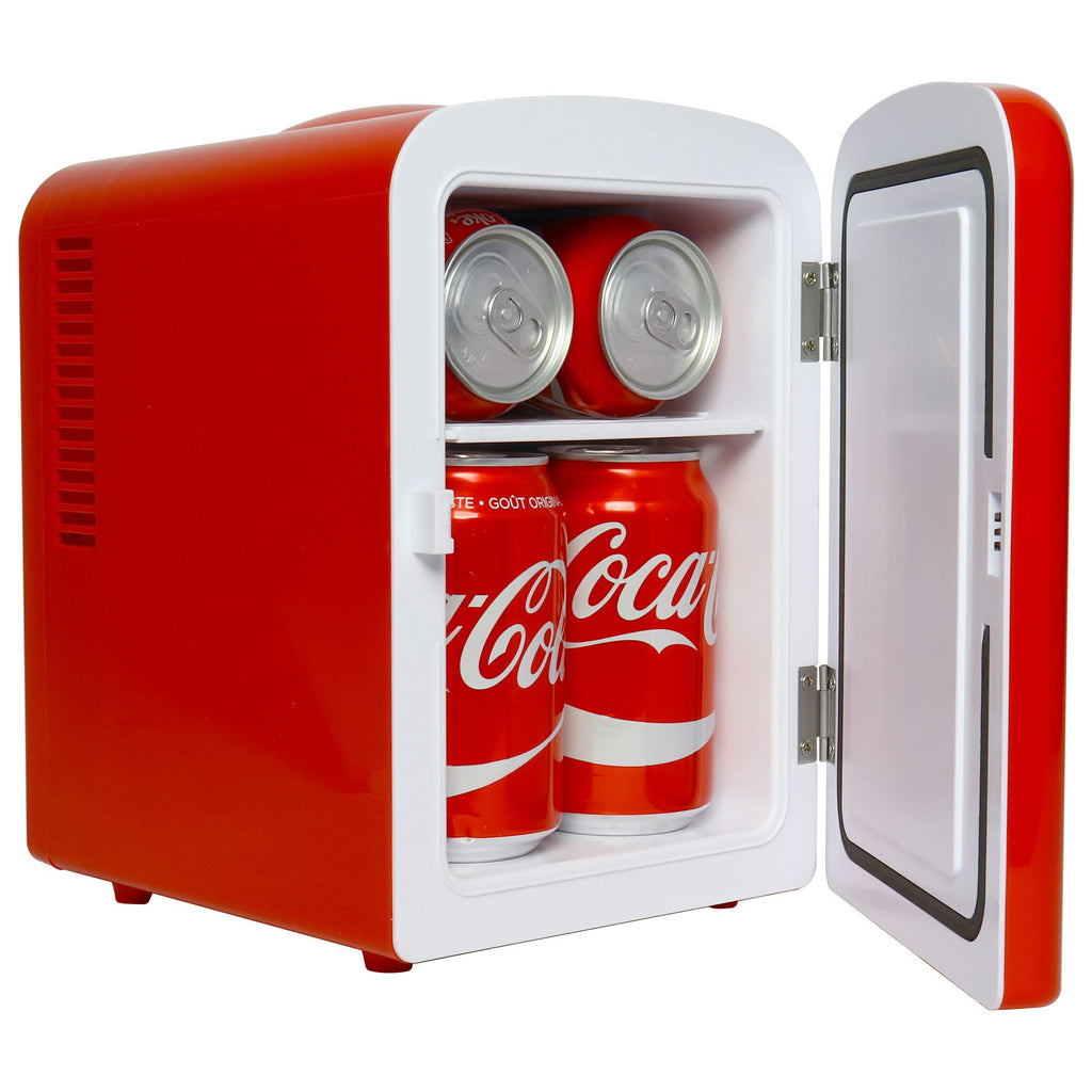 4L 6 Can Mini Fridge Portable Cooler Red G8305