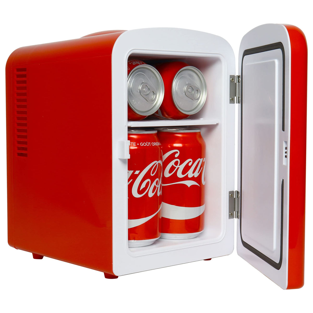 4L 6 Can Mini Fridge Portable Cooler Red G8305