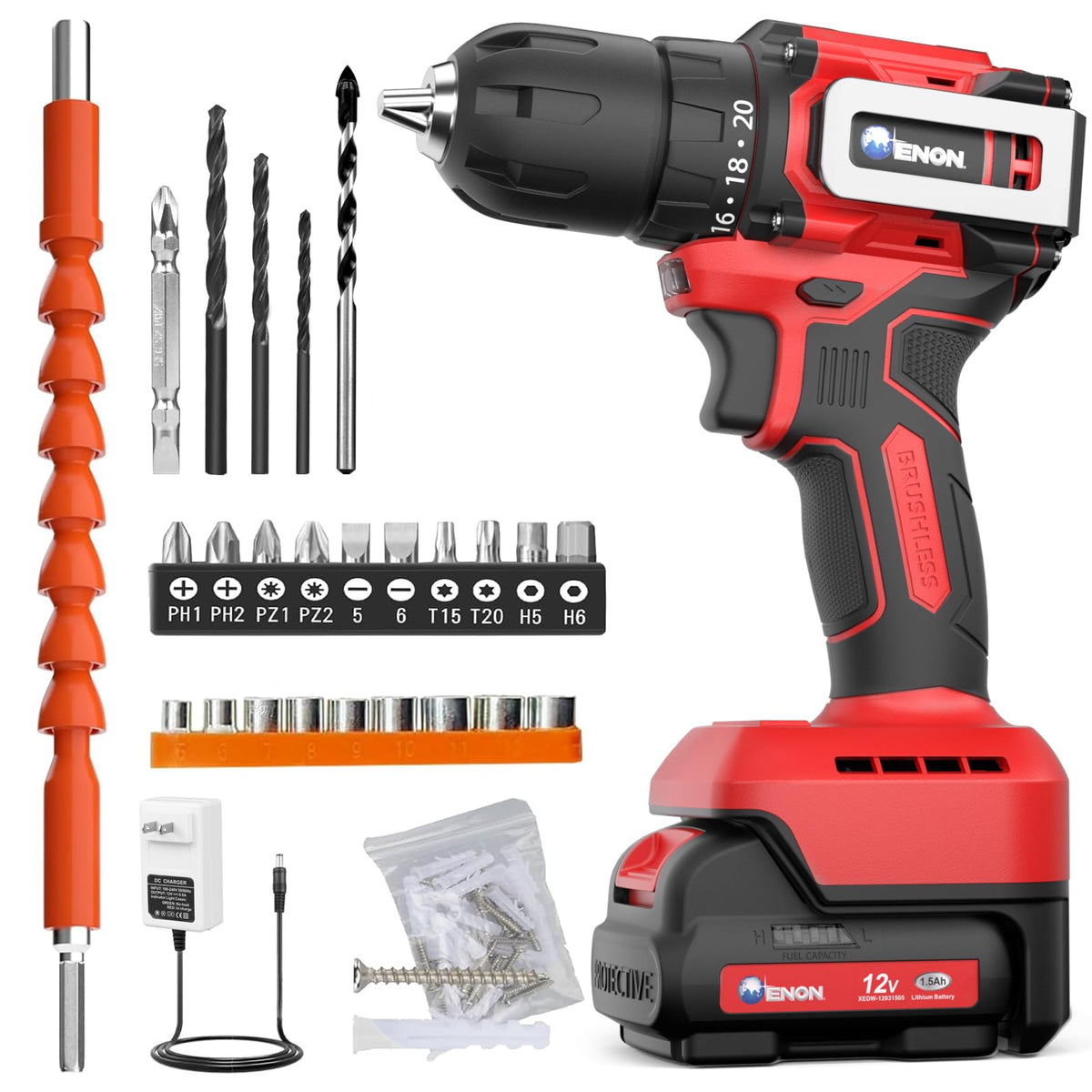 Cordless Drill Set with Battery and Charger I7705